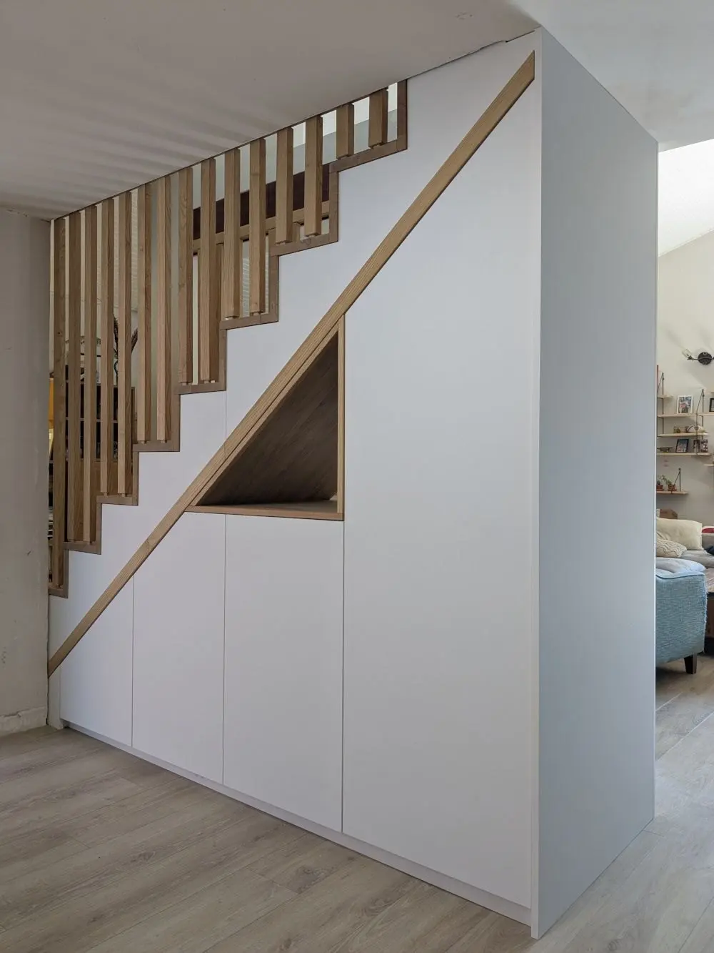 Escalier bois sur mesure à Nailloux — vue 10