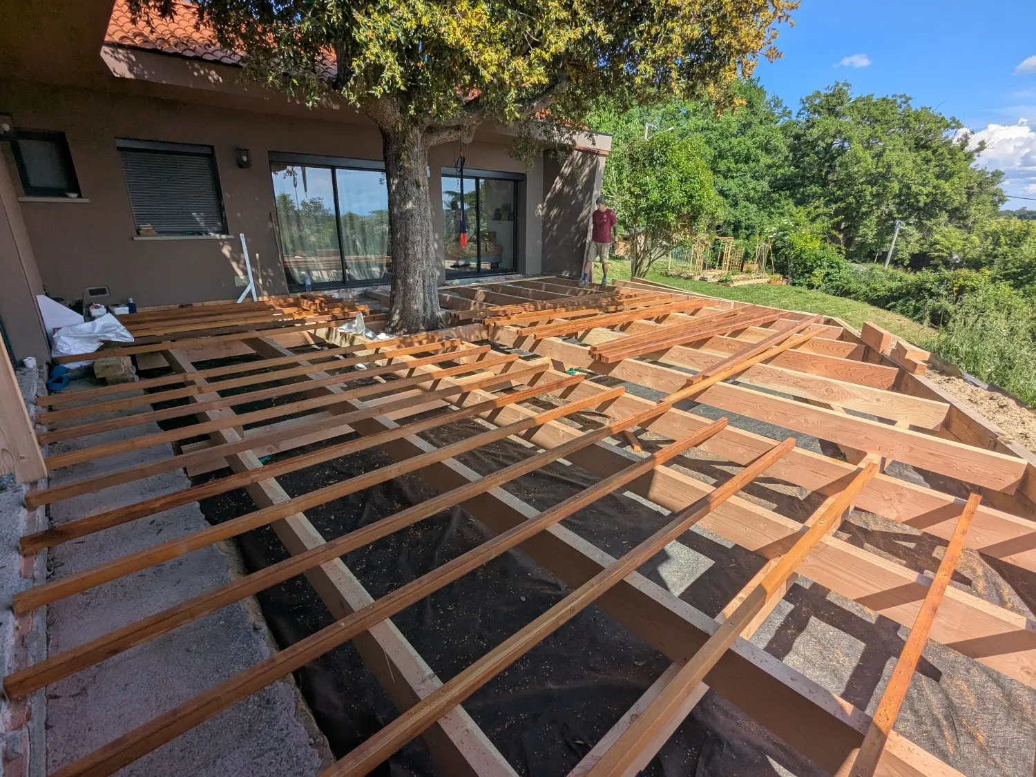 Terrasse avant travaux — Avant